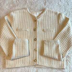 H&M Cream Knit Women's Sweater